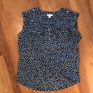 NY&Co Blue and White Dress Tank